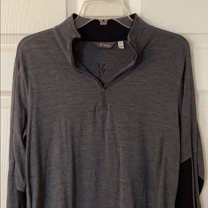 100% Merino Wool Ibex Pullover | gray | medium